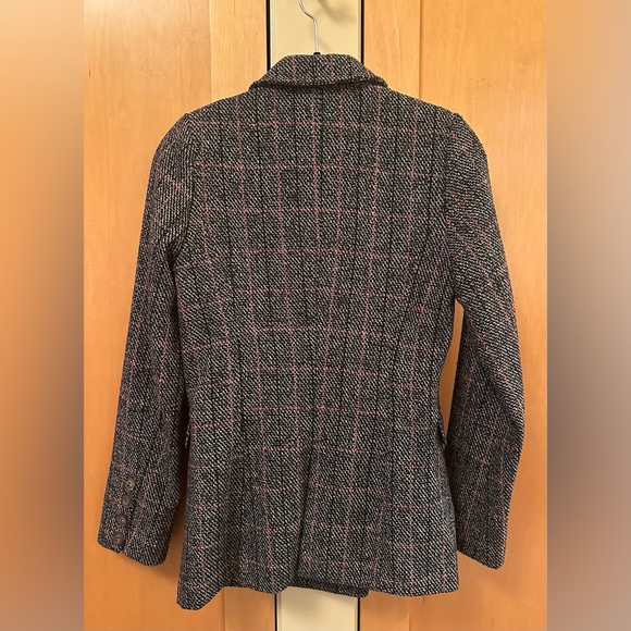 Heartloom Elegant Ivy Tweed Blazer, Black/Grey/Fuchsia/Blue Weave, XS, NWOT! - Picture 7 of 15